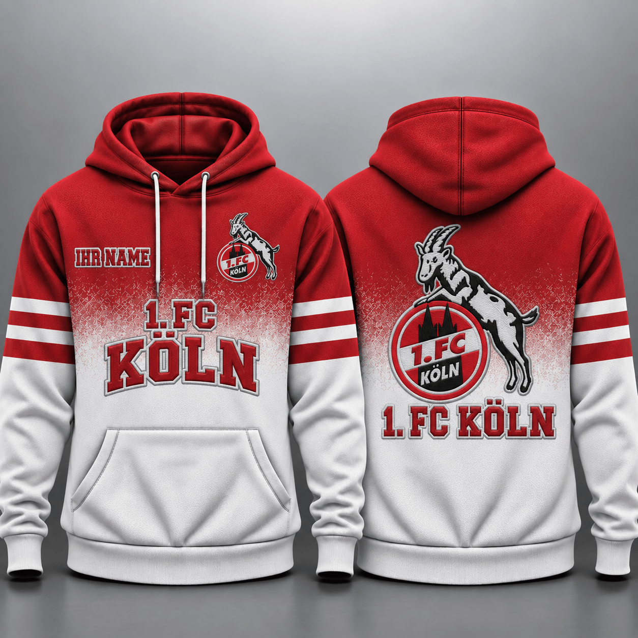 1. FC Köln Kapuzensweatshirt - KOE Ombré Hoodie