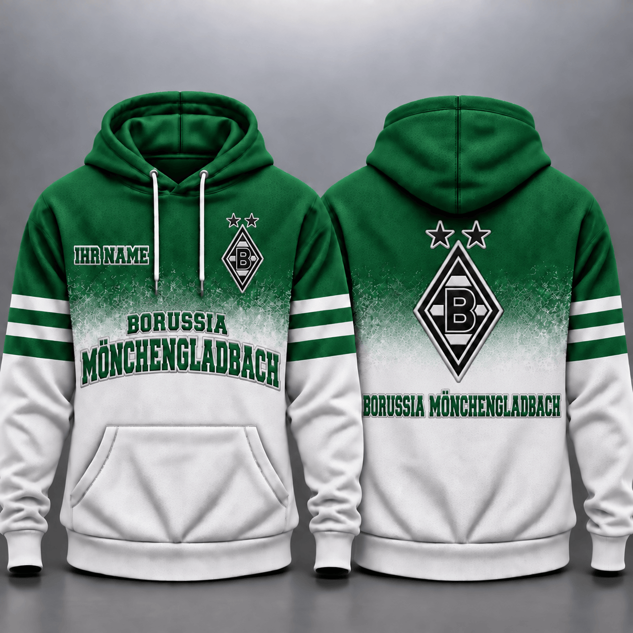 Borussia Mönchengladbach Kapuzensweatshirt - BMG Ombré Hoodie