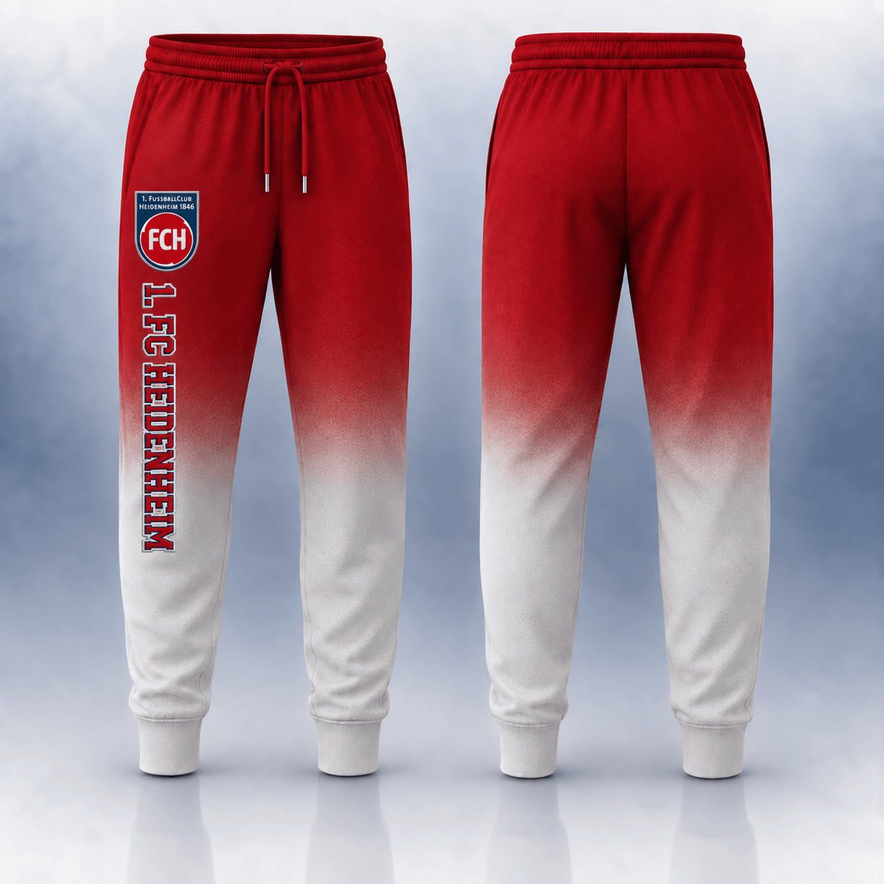 1. FC Heidenheim Kapuzensweatshirt - FCH Ombré Hoodie – Bild 2