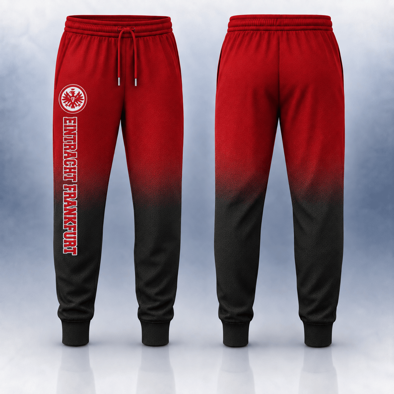 Eintracht Frankfurt Kapuzensweatshirt - SGE Ombré Hoodie – Bild 2
