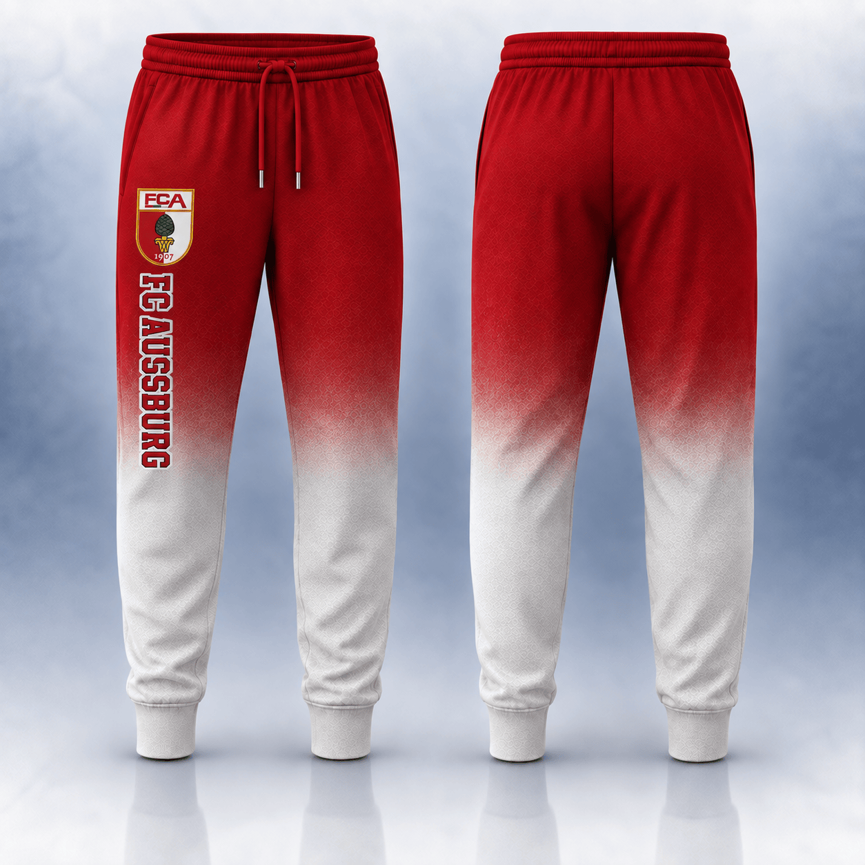 FC Augsburg Kapuzensweatshirt - FCA Ombré Hoodie – Bild 2
