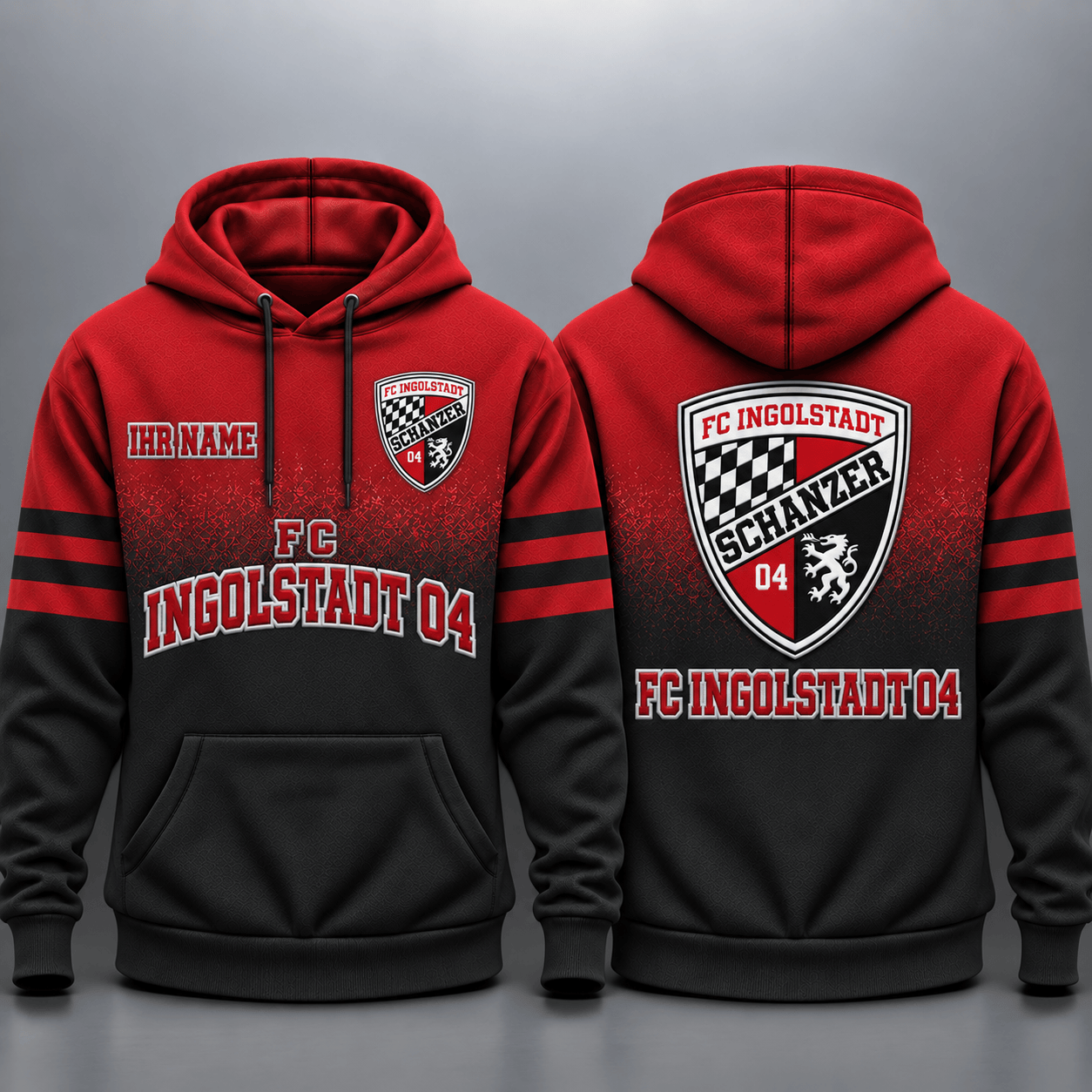 FC Ingolstadt 04 Kapuzensweatshirt - FCI Ombré Hoodie