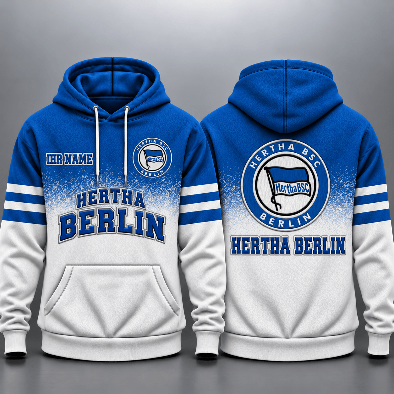 Hertha BSC Kapuzensweatshirt - BSC Ombré Hoodie