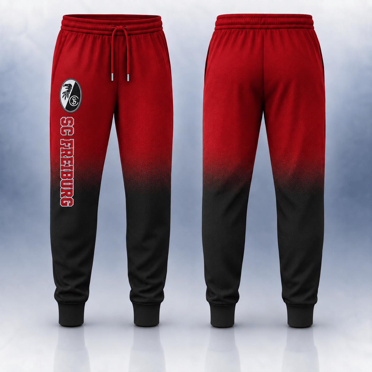 SC Freiburg Kapuzensweatshirt - SCF Ombré Hoodie – Bild 2