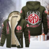 1. FSV Mainz 05 Gefütterte Kapuzenjacke - M05 Samt Zip-Hoodie (Ver.2)