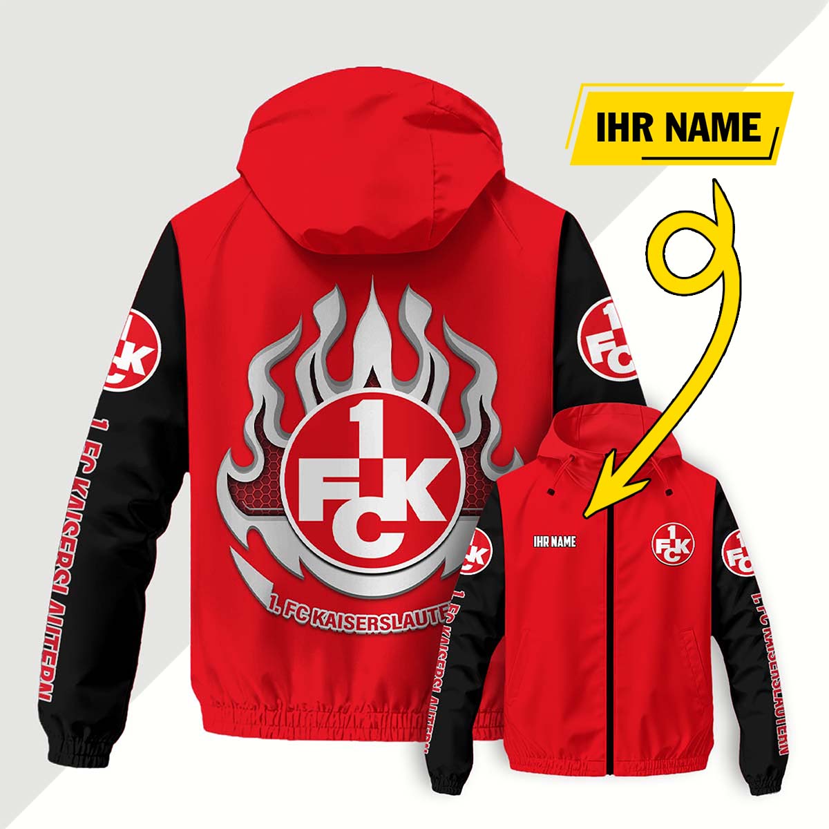 1. FC Kaiserslautern Windjacke - FCK Windbreaker – Bild 4