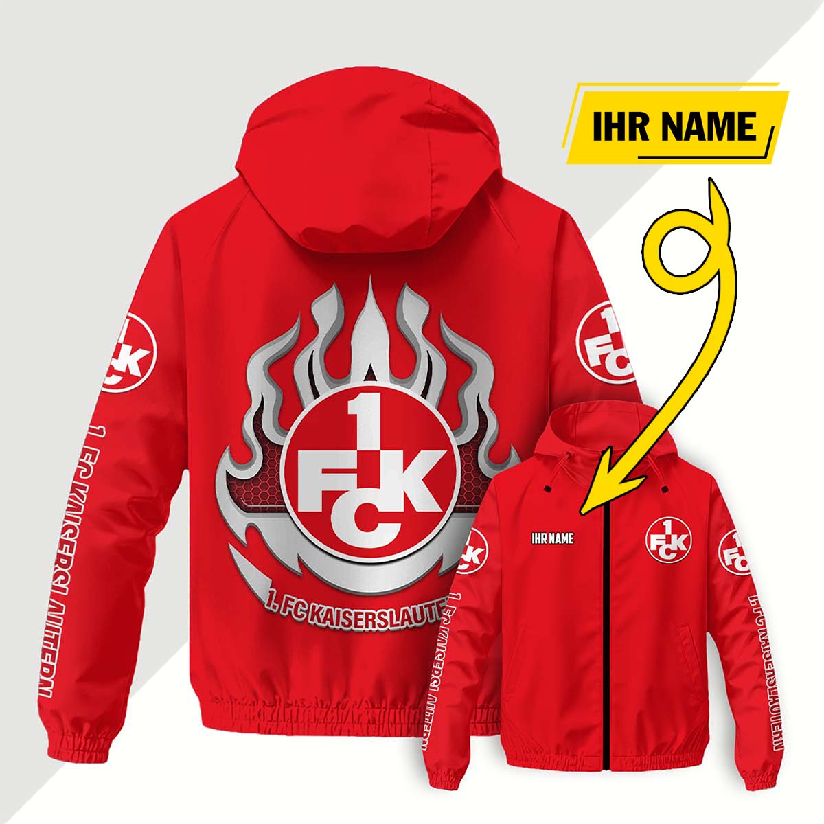 1. FC Kaiserslautern Windjacke - FCK Windbreaker – Bild 12