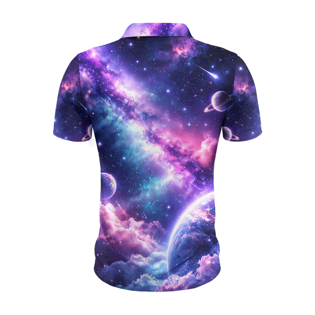 Schwarzes Loch im Universum Poloshirt – Bild 3