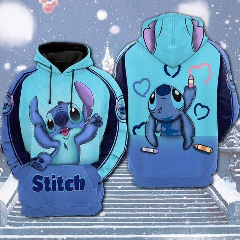 Stitch Hoodie - Lilo & Stitch Disney 256