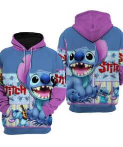 Stitch Hoodie - Lilo & Stitch Disney 155
