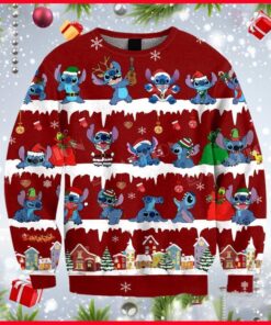 Stitch Weihnachtspullover - Lilo & Stitch Disney Ugly Christmas Sweater 1