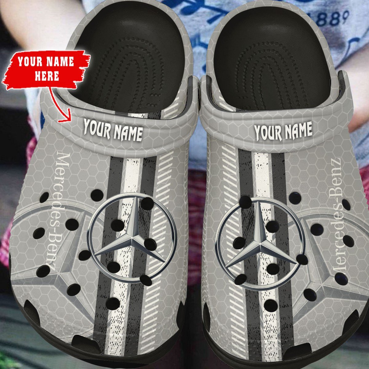 Mercedes-Benz White Clogs – Bild 2