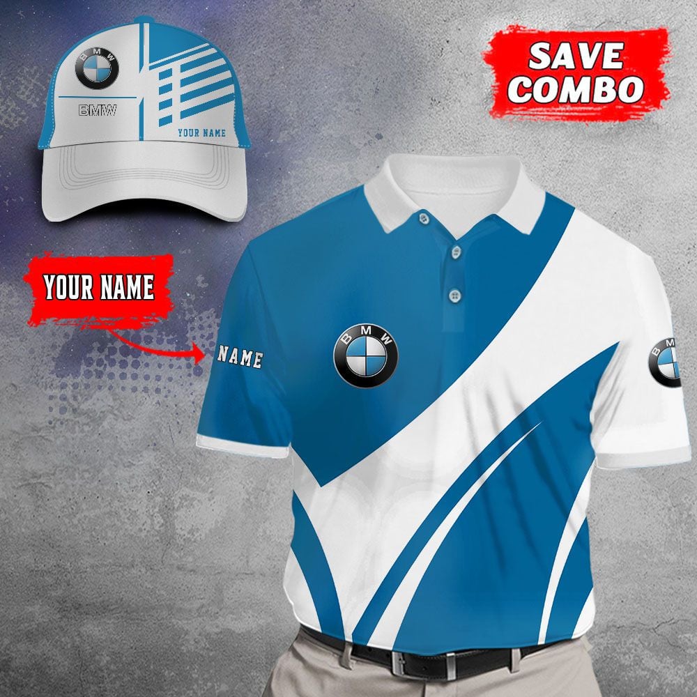 BMW Car Poloshirt – Bild 4