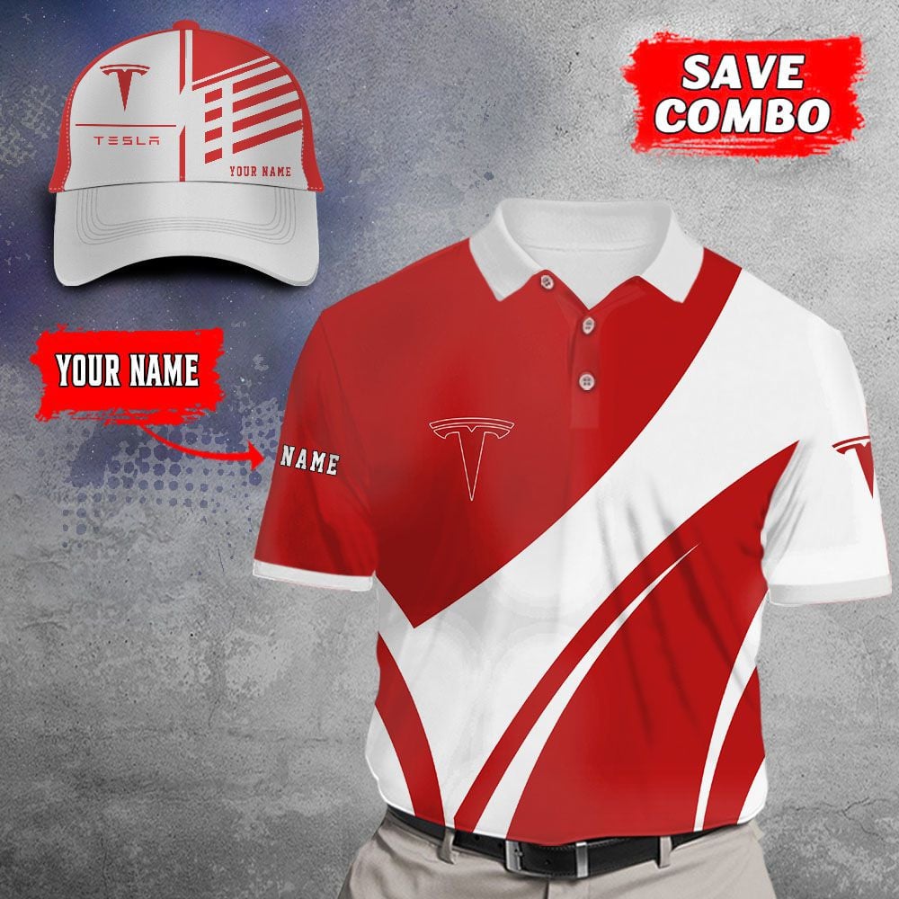 Tesla Poloshirt – Bild 4