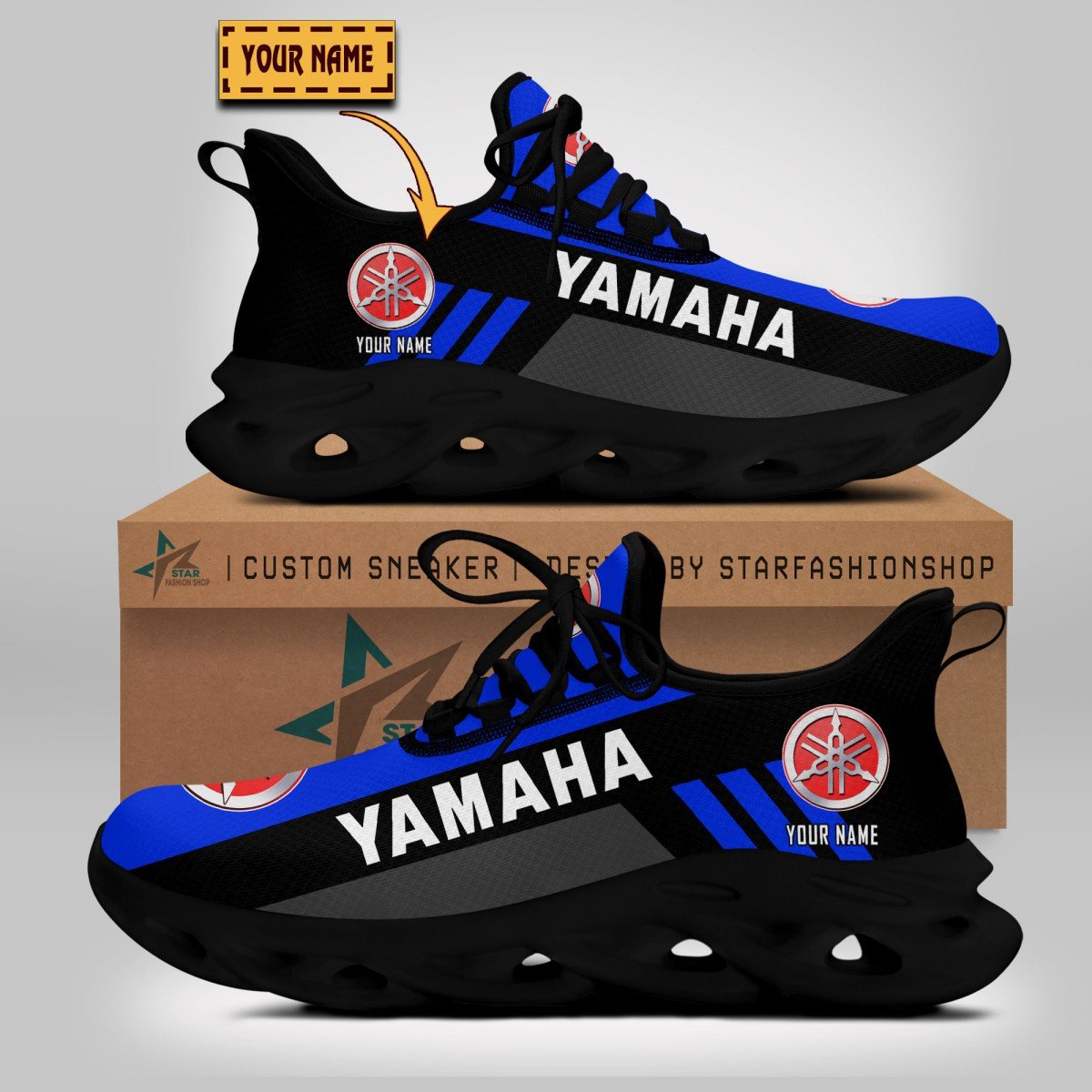 Yamaha Blue Schuhe – Bild 2