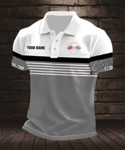 Alternative view of Corvette C2 Poloshirt