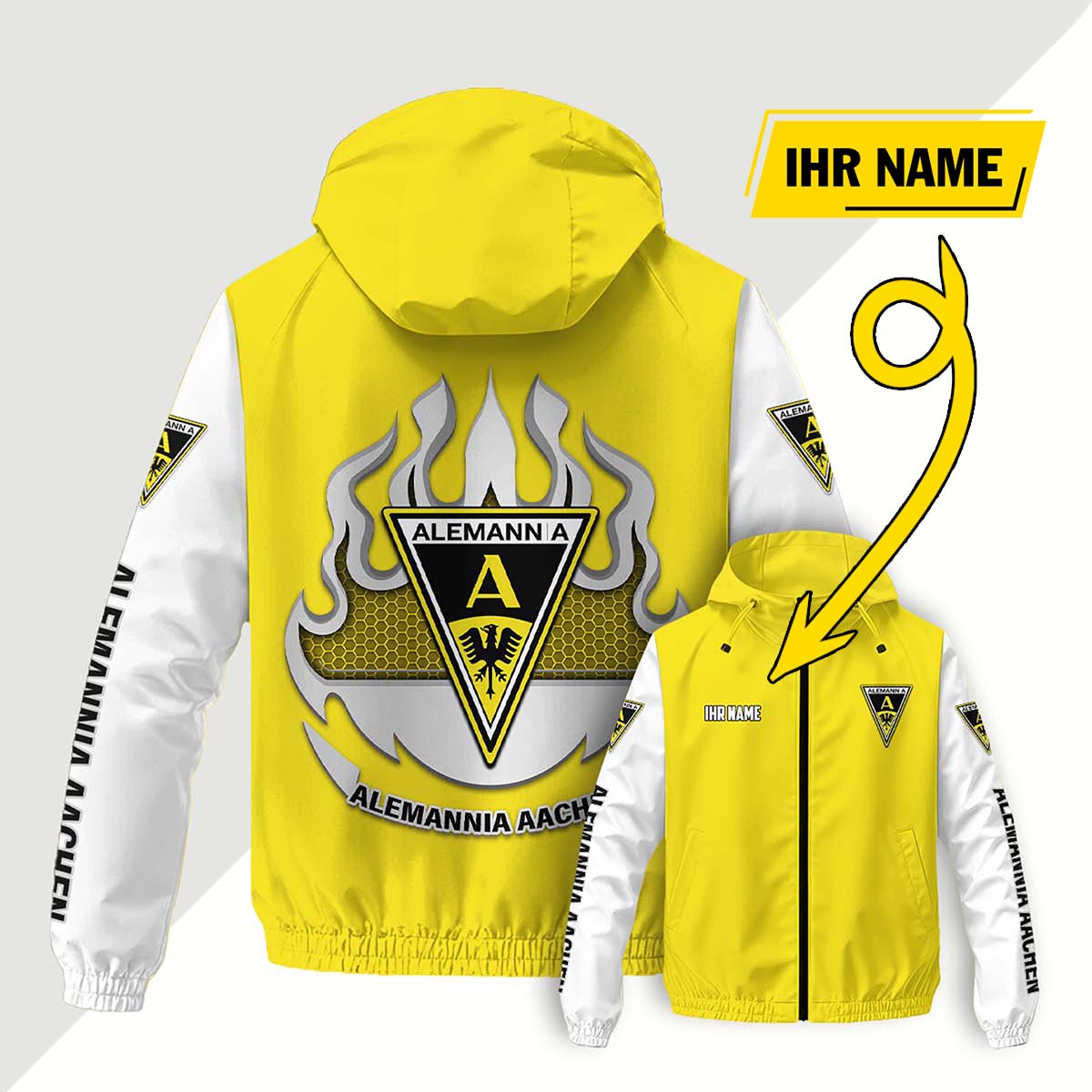 Alemannia Aachen Windjacke - AAC Windbreaker – Bild 8