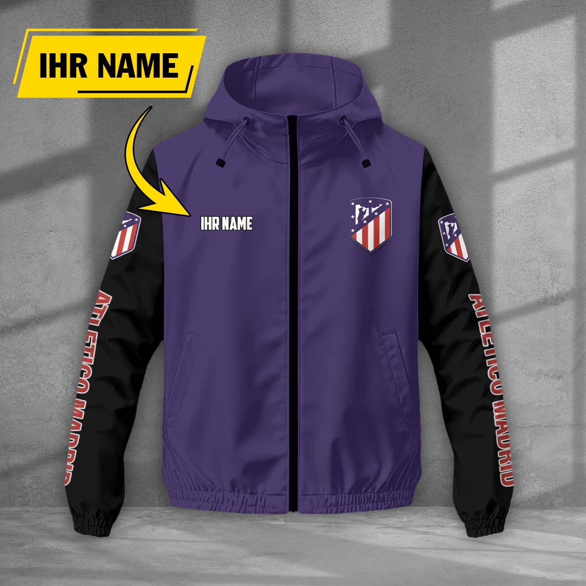 Atletico Madrid FC Windjacke - ATM Windbreaker – Bild 3