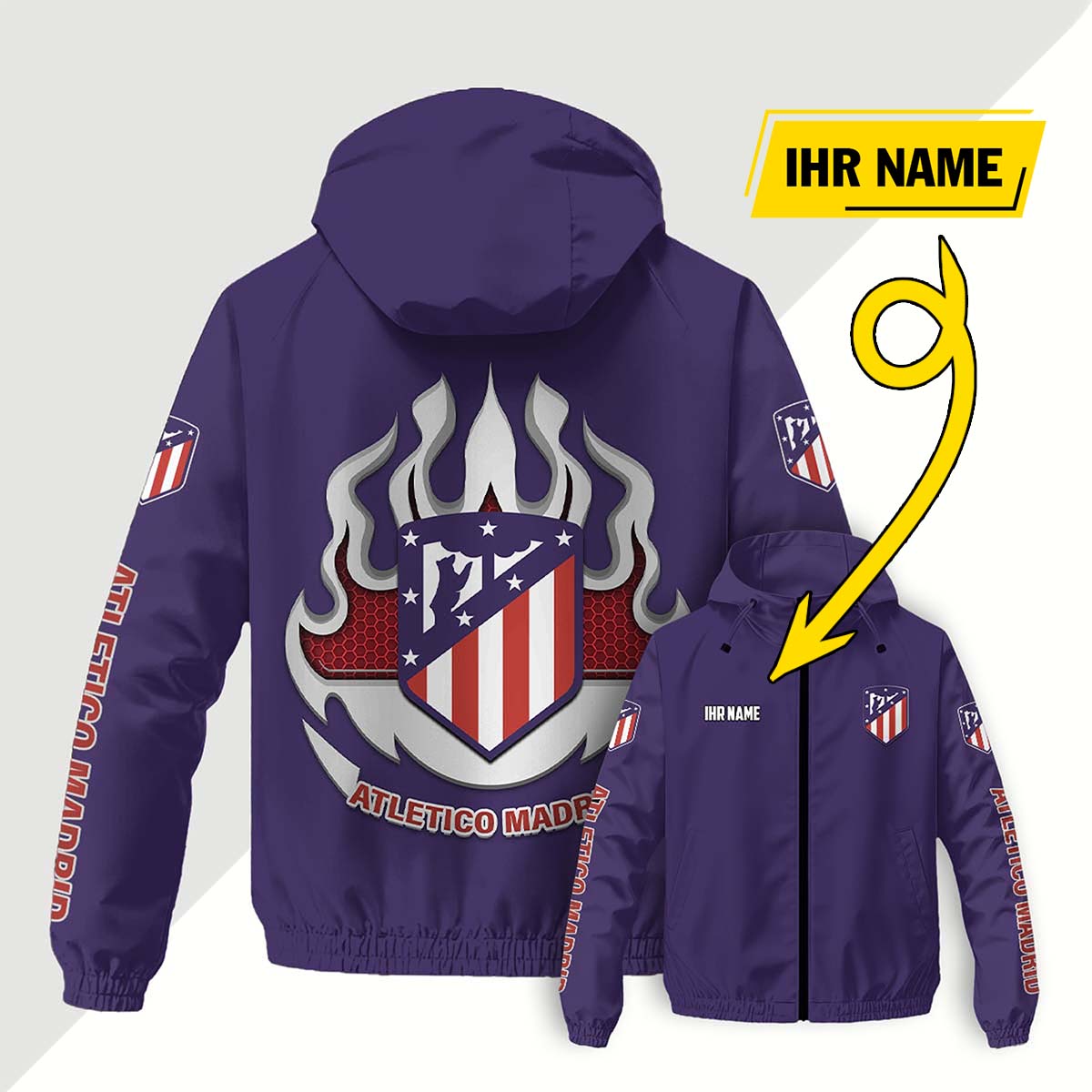 Atletico Madrid FC Windjacke - ATM Windbreaker – Bild 12