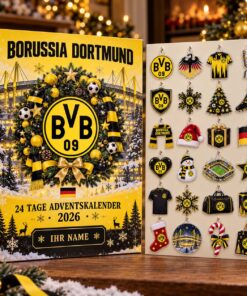 Borussia Dortmund Adventskalender - BVB Christbaumschmuck Adventskalender - BVB Advent Calendar