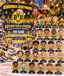 Borussia Dortmund Adventskalender - BVB Trikot Edition Adventskalender - BVB Advent Calendar