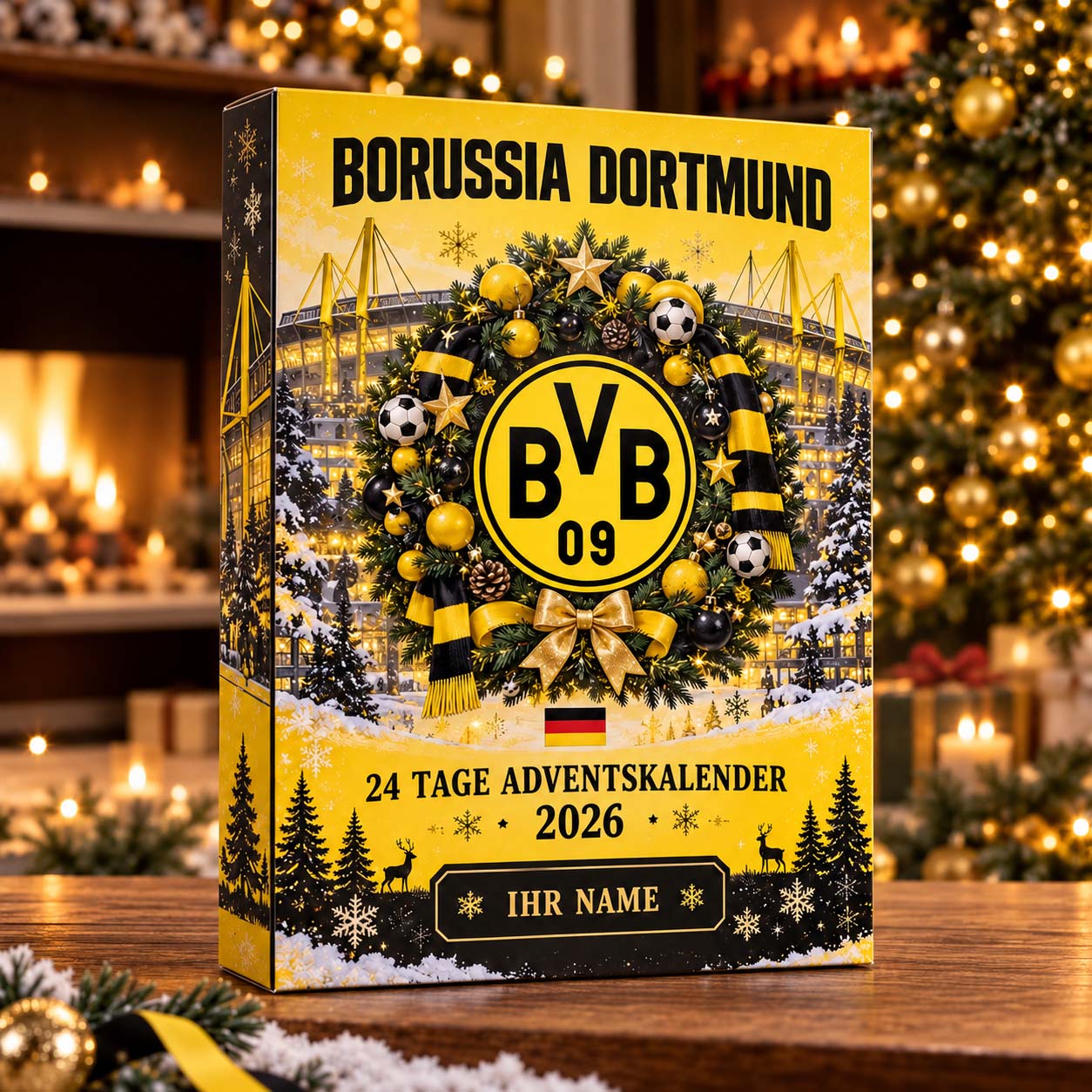 Borussia Dortmund Adventskalender - BVB Christbaumschmuck Adventskalender - BVB Advent Calendar – Bild 4