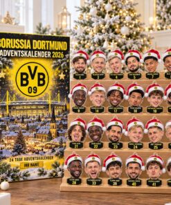 Borussia Dortmund Adventskalender - BVB Mini Face Ornament Adventskalender - BVB Advent Calendar