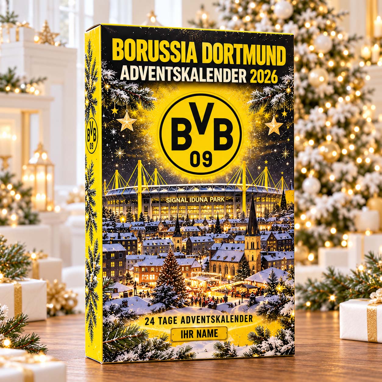 Borussia Dortmund Adventskalender - BVB Mini Face Ornament Adventskalender - BVB Advent Calendar – Bild 4