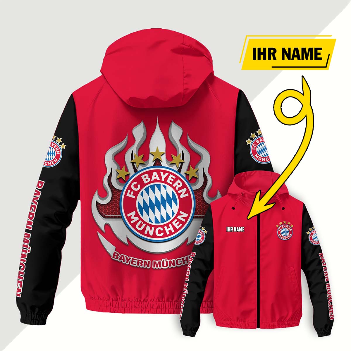 Bayern München Windjacke - FCB Windbreaker – Bild 4