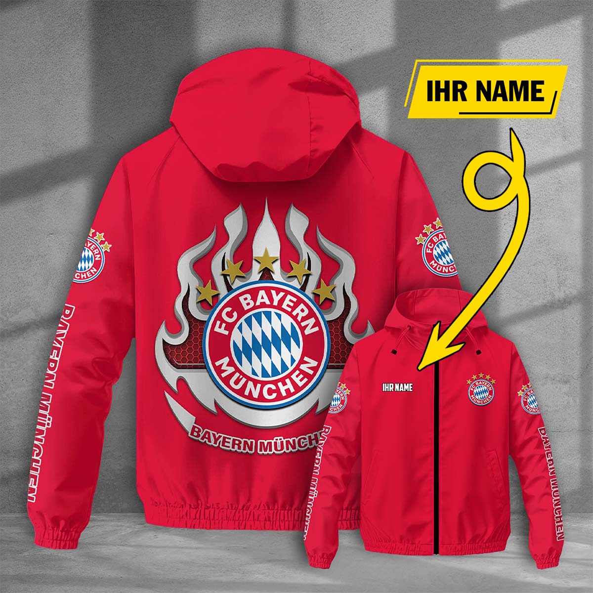 Bayern München Windjacke - FCB Windbreaker – Bild 9