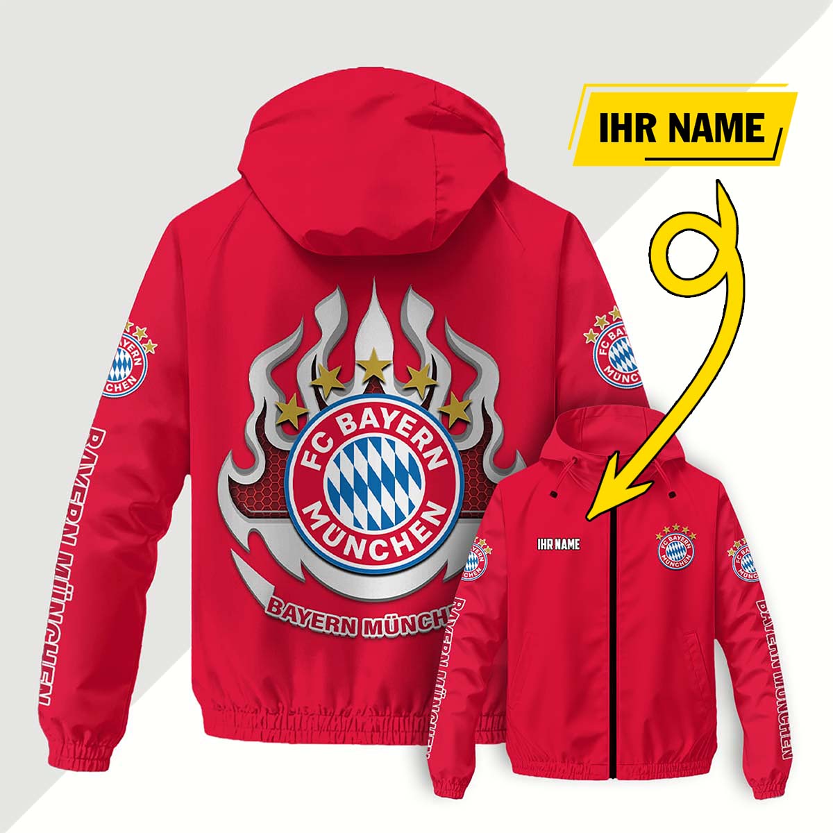 Bayern München Windjacke - FCB Windbreaker – Bild 12