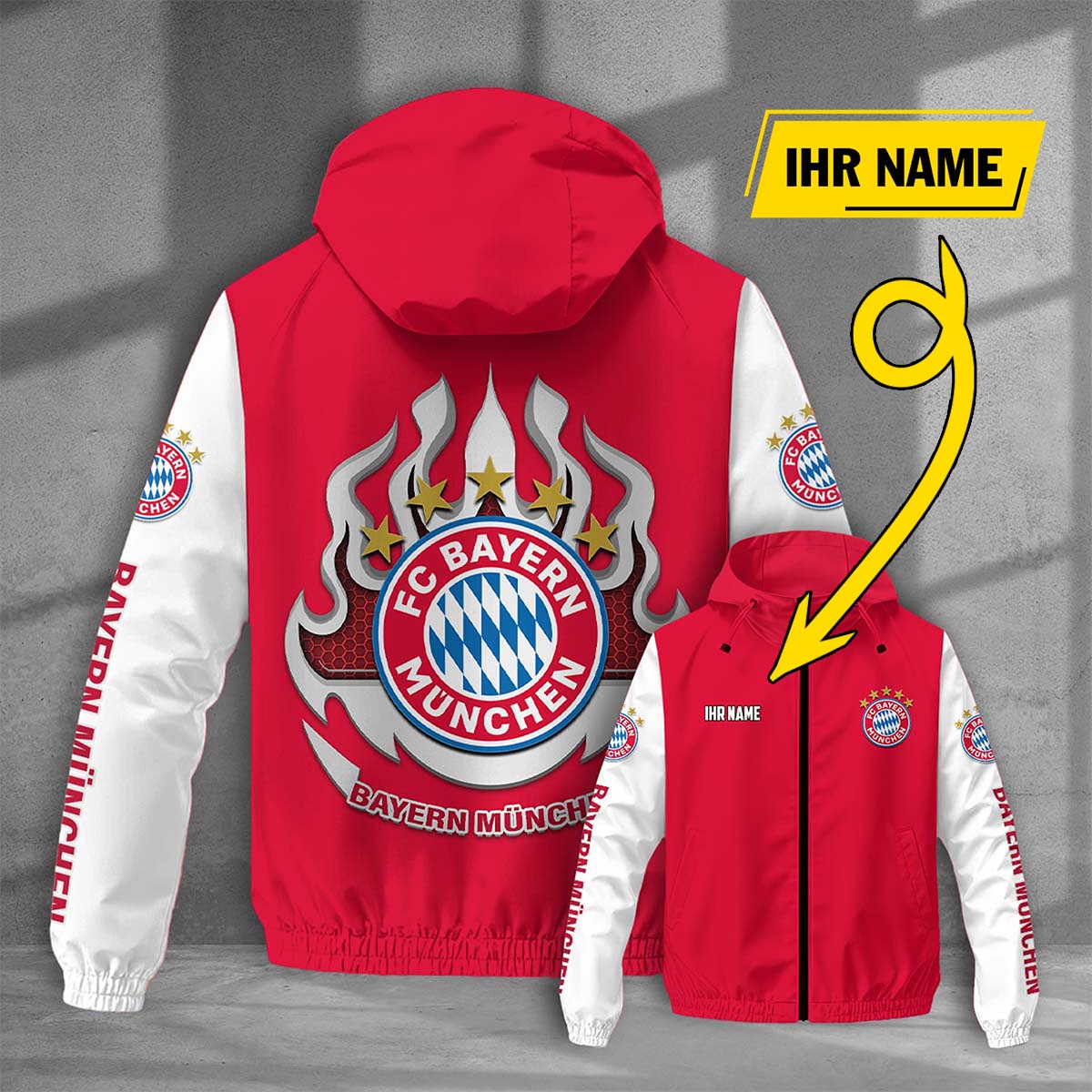 Bayern München Windjacke - FCB Windbreaker – Bild 5
