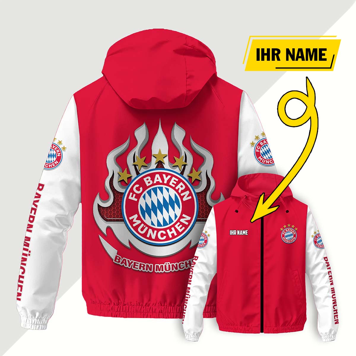 Bayern München Windjacke - FCB Windbreaker – Bild 8