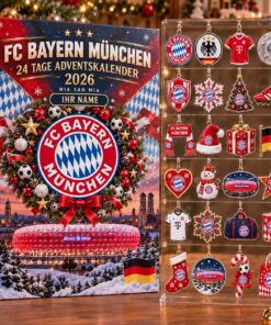FC Bayern München Adventskalender - FCB Stern Ornamente Edition Adventskalender - FCB Advent Calendar