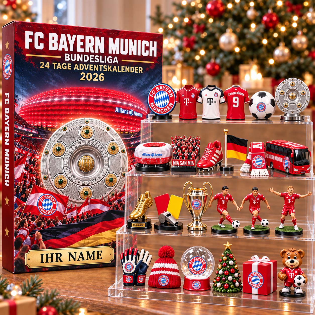 FC Bayern München Adventskalender - FCB Trikot & Stadion Edition Adventskalender - FCB Advent Calendar