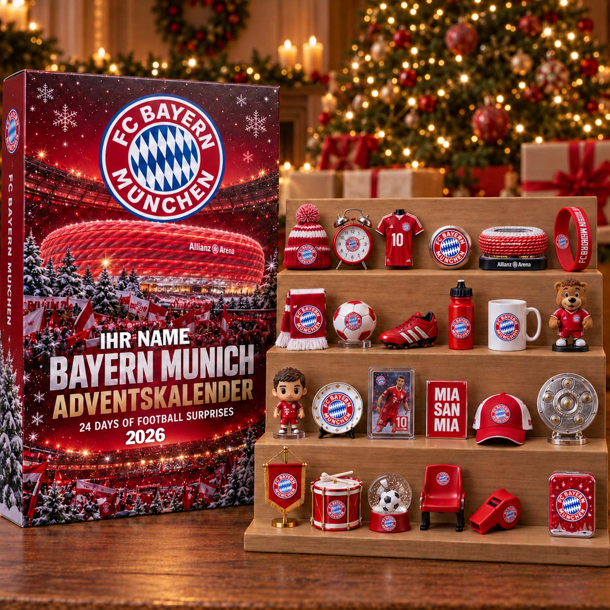 FC Bayern München Adventskalender - FCB Trikot Edition Adventskalender - FCB Advent Calendar