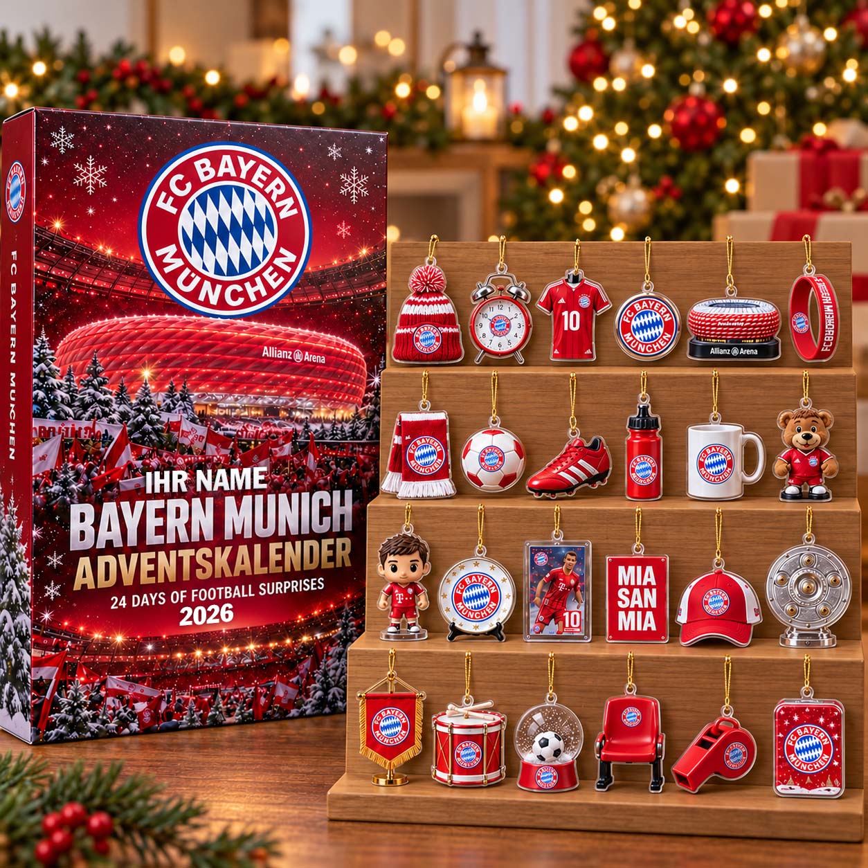 FC Bayern München Adventskalender - FCB Trikot Edition Adventskalender - FCB Advent Calendar – Bild 2