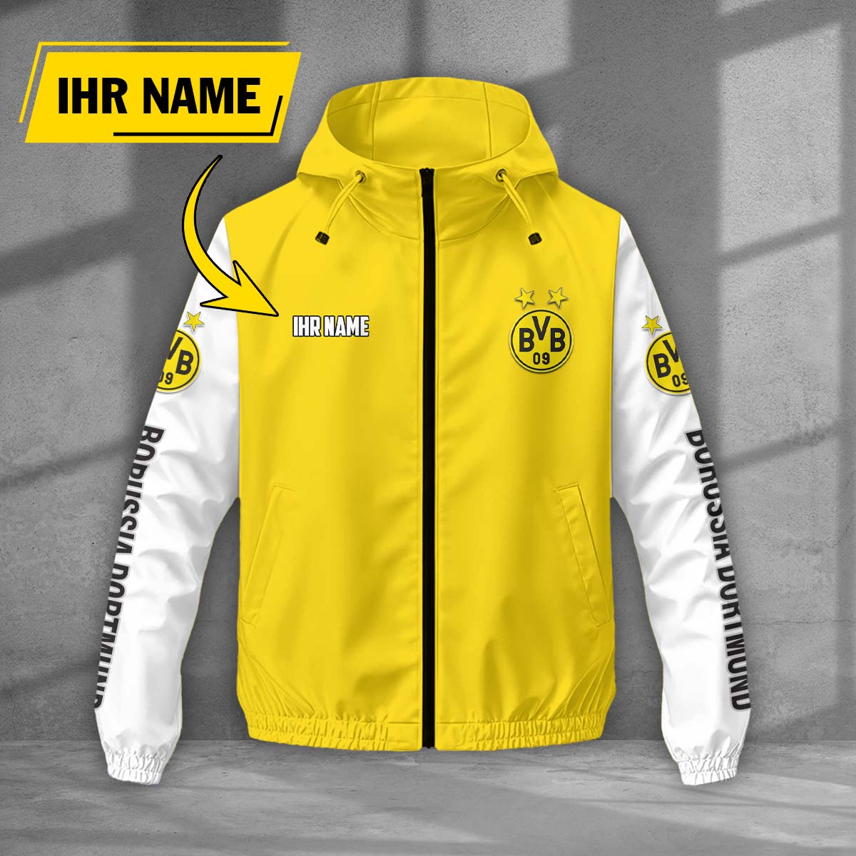 Borussia Dortmund Windjacke - BVB Windbreaker – Bild 7