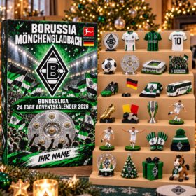 Borussia Mönchengladbach Adventskalender – BMG Mini Face Ornament Adventskalender – BMG Advent Calendar