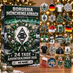 Borussia Mönchengladbach Adventskalender – BMG Christbaumschmuck Adventskalender – BMG Advent Calendar