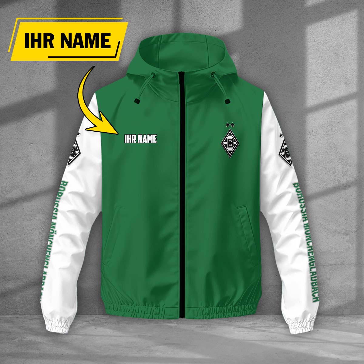 Borussia Mönchengladbach Windjacke - BMG Windbreaker – Bild 7