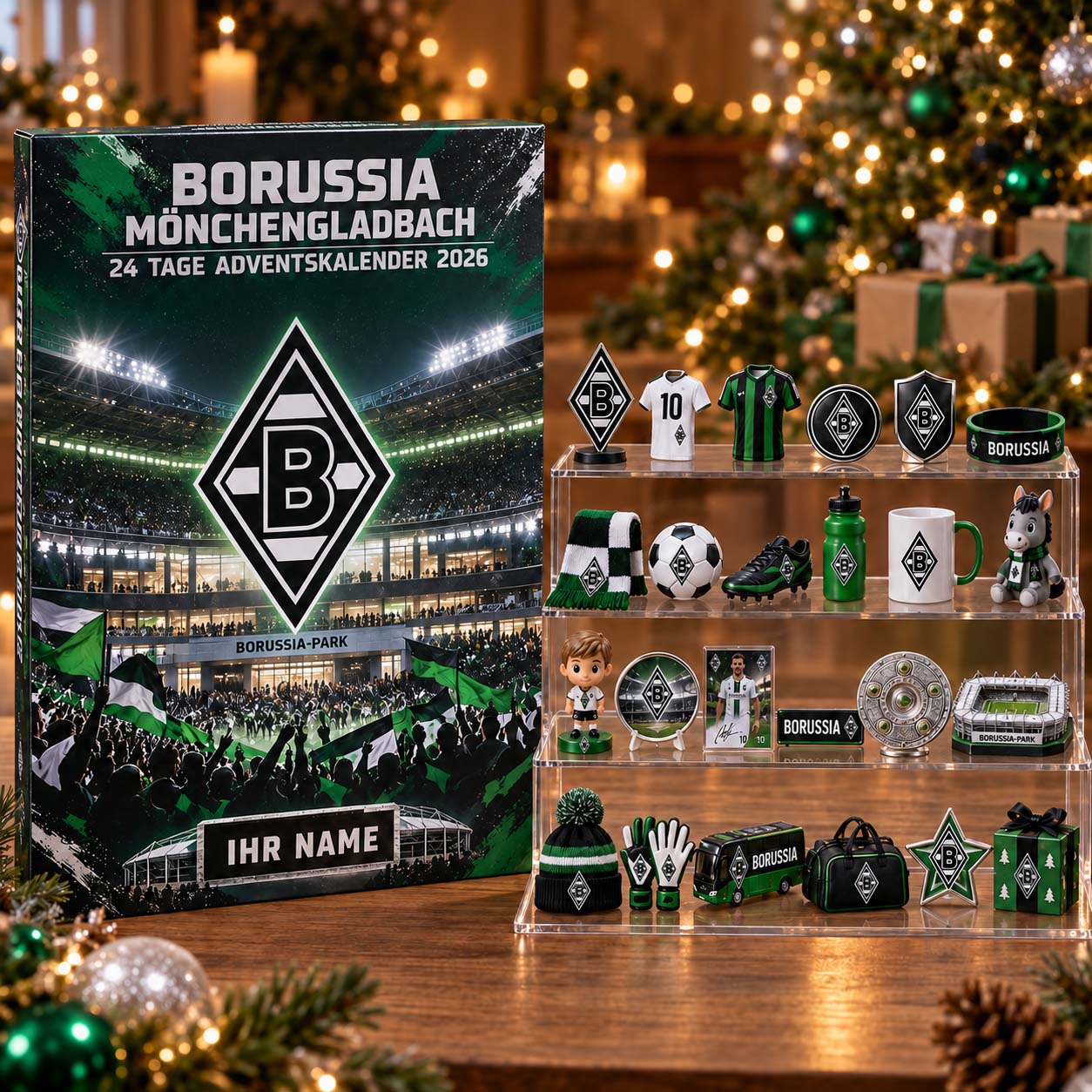 Borussia Mönchengladbach Adventskalender - BMG Maskottchen & Icons Adventskalender - BMG Advent Calendar