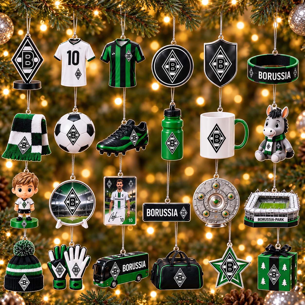 Borussia Mönchengladbach Adventskalender - BMG Maskottchen & Icons Adventskalender - BMG Advent Calendar – Bild 2