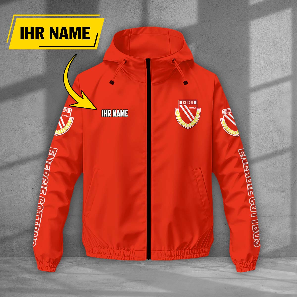 Energie Cottbus Windjacke - FCE Windbreaker – Bild 11