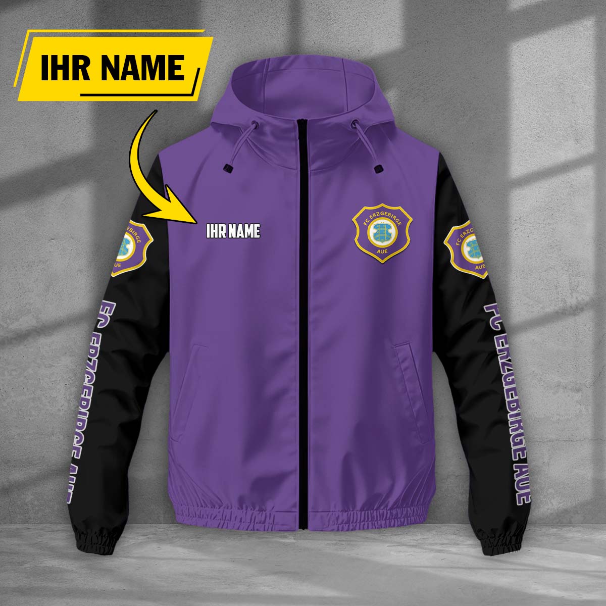 FC Erzgebirge Aue Windjacke - FCE Windbreaker – Bild 3