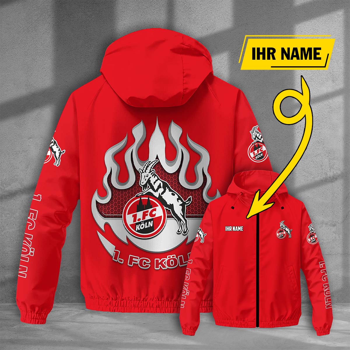 FC Köln Windjacke - KOE Windbreaker – Bild 9