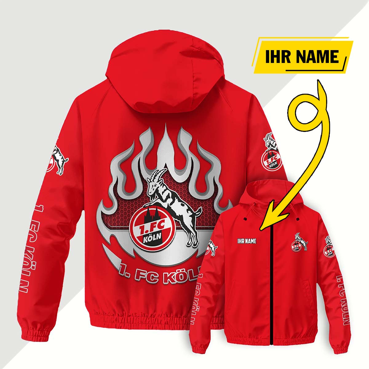 FC Köln Windjacke - KOE Windbreaker – Bild 12
