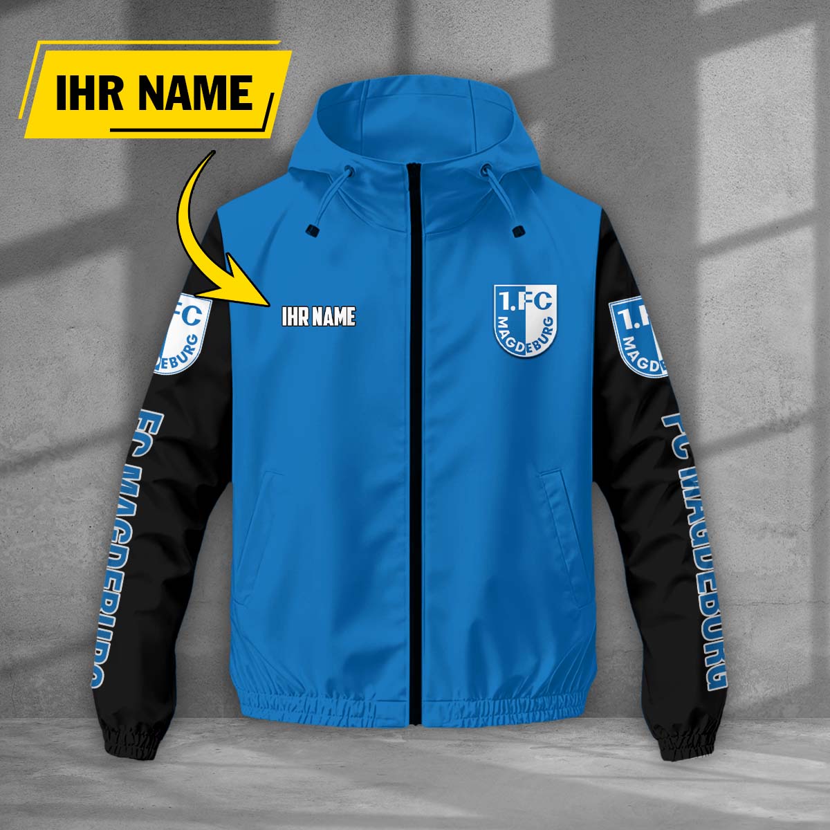 FC Magdeburg Windjacke - FCM Windbreaker – Bild 3