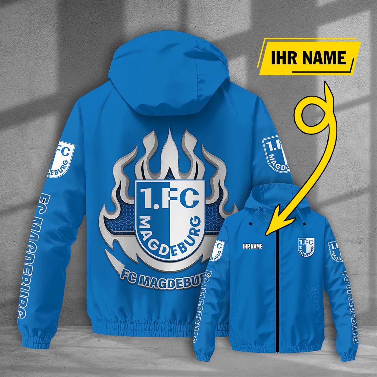 FC Magdeburg Windjacke - FCM Windbreaker – Bild 9