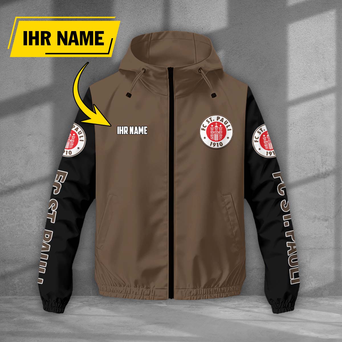 FC St. Pauli Windjacke - STP Windbreaker – Bild 3